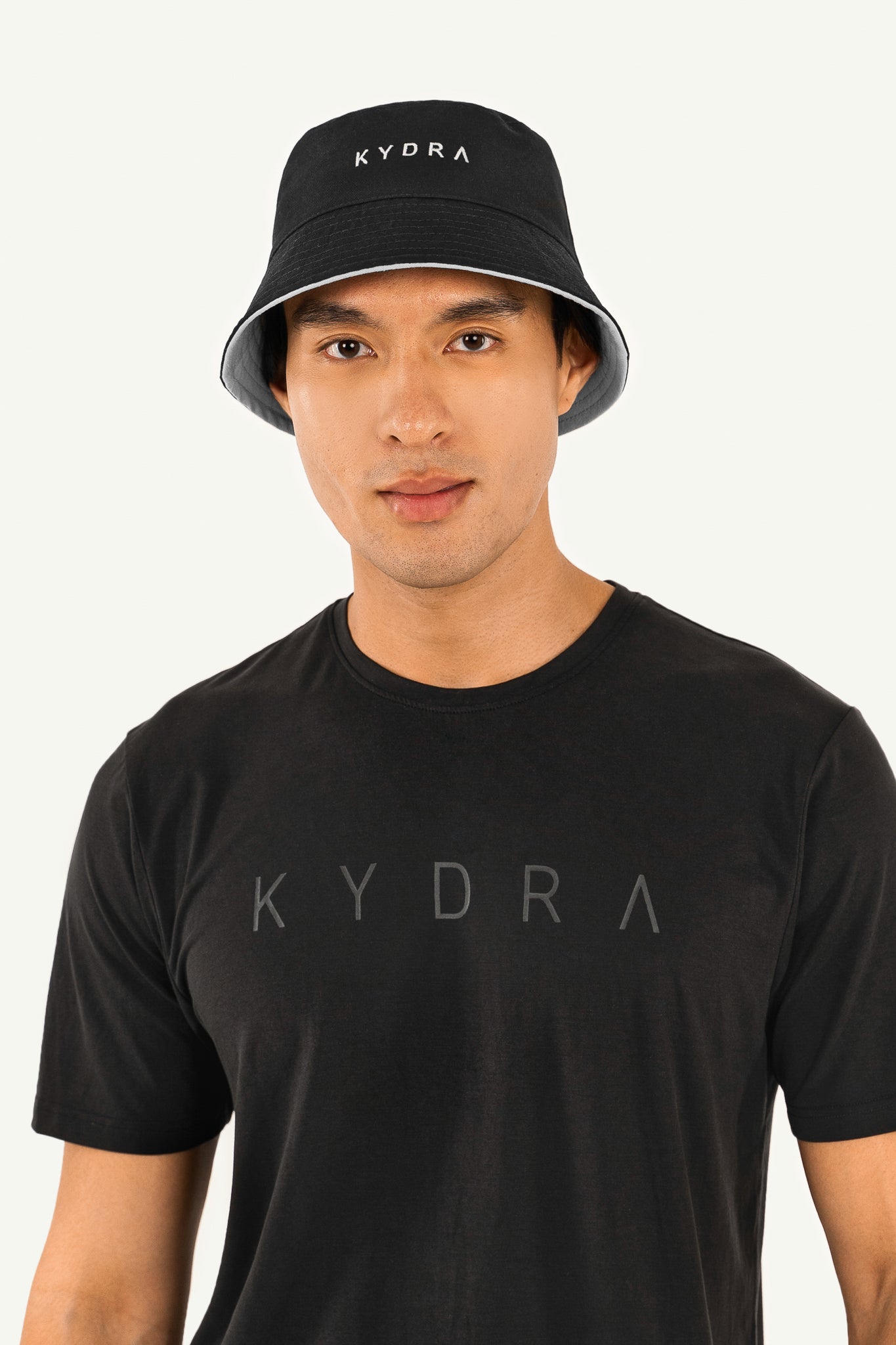 The Kydra Bucket Hat Accessories Kydra Black/Blue #colour_black/blue