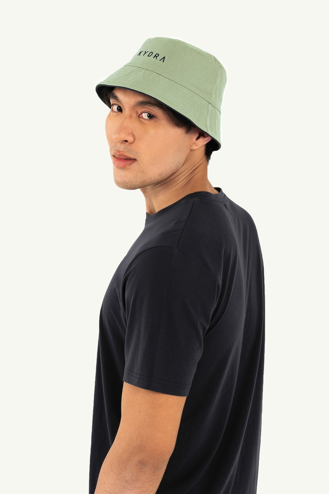 The Kydra Bucket Hat Accessories Kydra #colour_navy/green